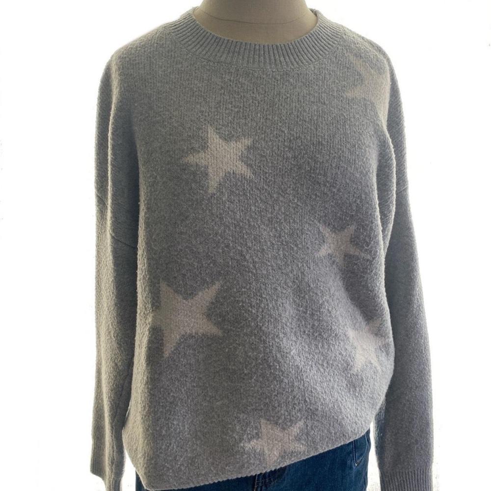 Christian Siriano Star Print Pullover Sweater